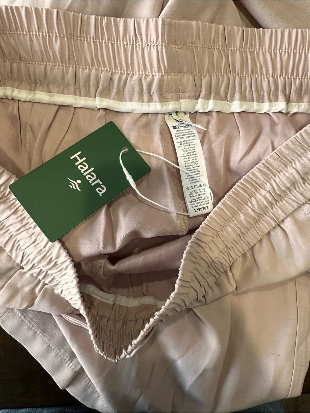 HALARA High Wasted Drawstring Pocket Wide Leg Pants Size XL